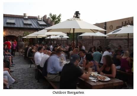 pilsener haus outdoor biergarten