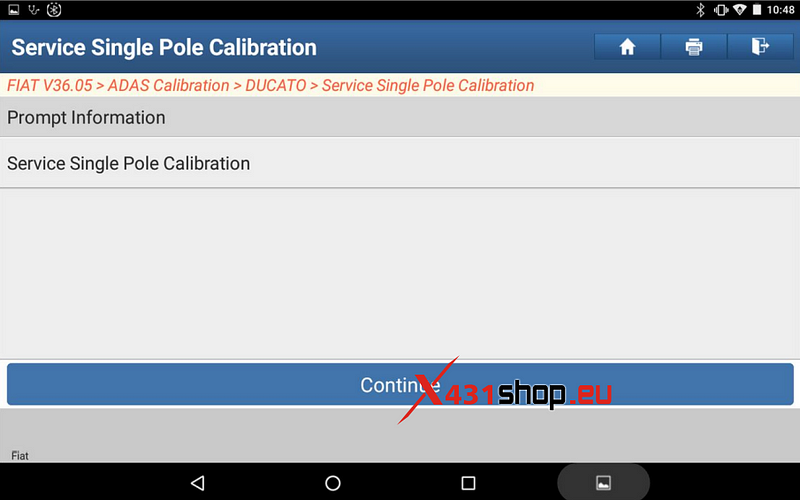 LAUNCH-X431_Fiat ADAS Front Camera Calibration Guide