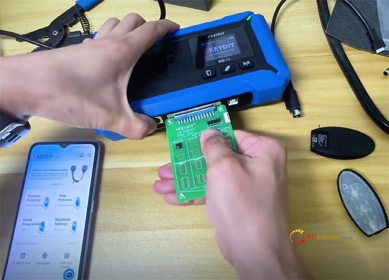 How to Synchronize NCF29AX Smart Key by KEYDIY KD-X4