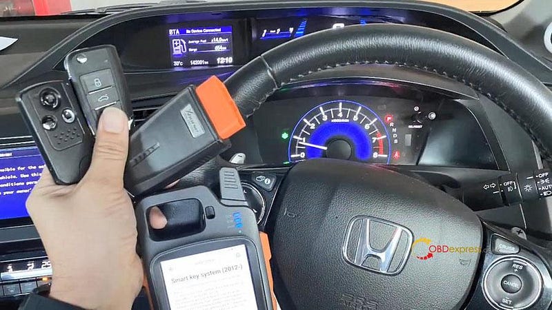 VVDI Key Tool Max + Mini OBD program Honda Civic: perfectly