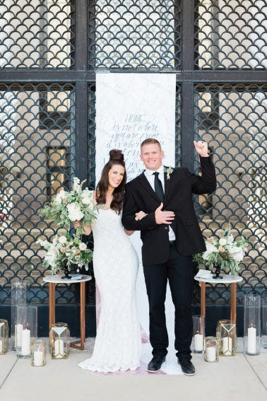 City Chic Marble Inspired Wedding Ideas via TheELD.com