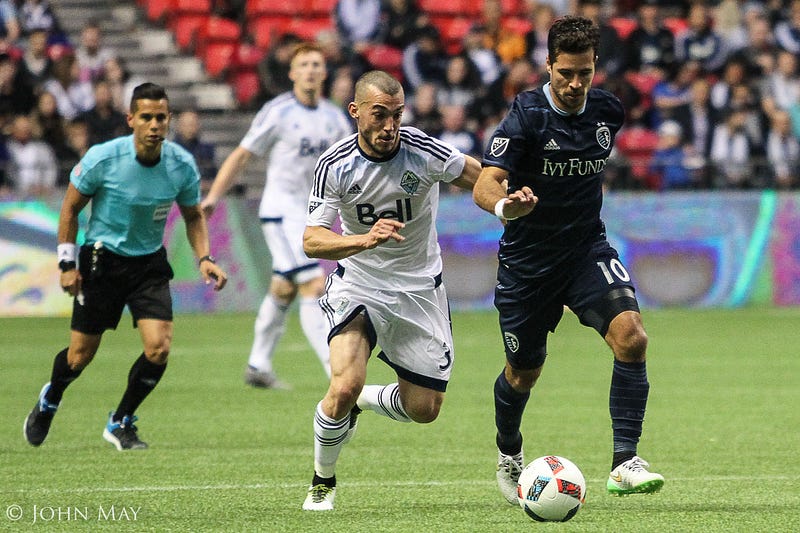 Russell Teibert was all over the pitch this game.