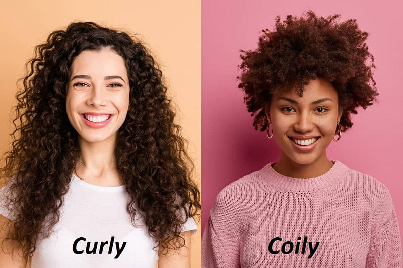 Coily Hair vs. Curly Hair: