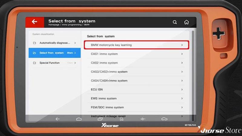 آموزش کلید Xhorse VVDI Key Tool Plus BMW Motor XM38