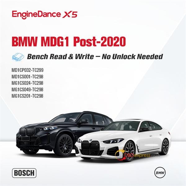 2026年版 ロックされたBMW MD1 MG1 ECU用トップECUツール