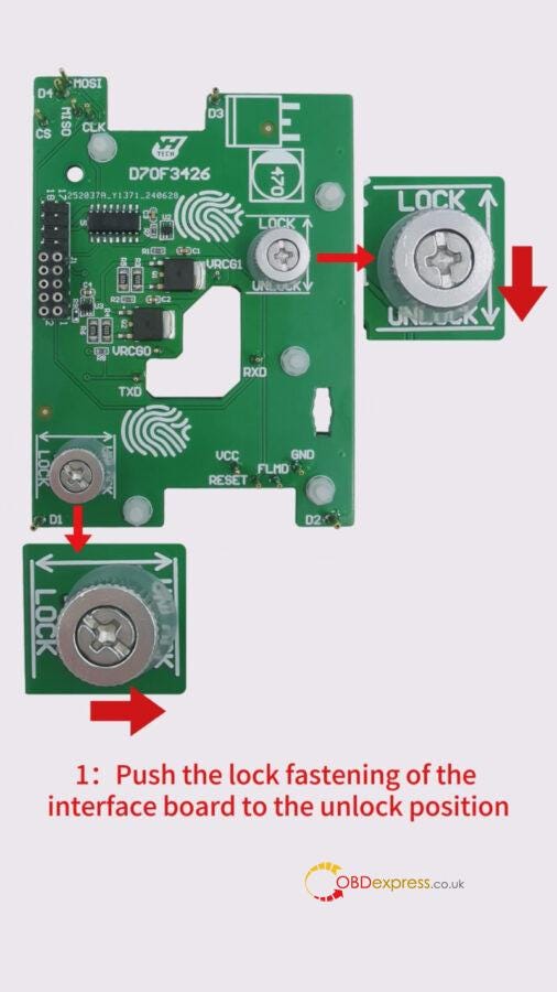 How to install the Yanhua ACDP Module 34 interface board