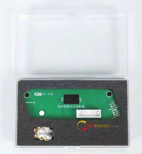 CGDI BMW FRM, Porsche Battery BMS Solder-Free Adapter