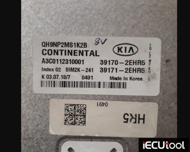 Kia SIM2K-241 P0605 ROM Error PCMTuner Solution