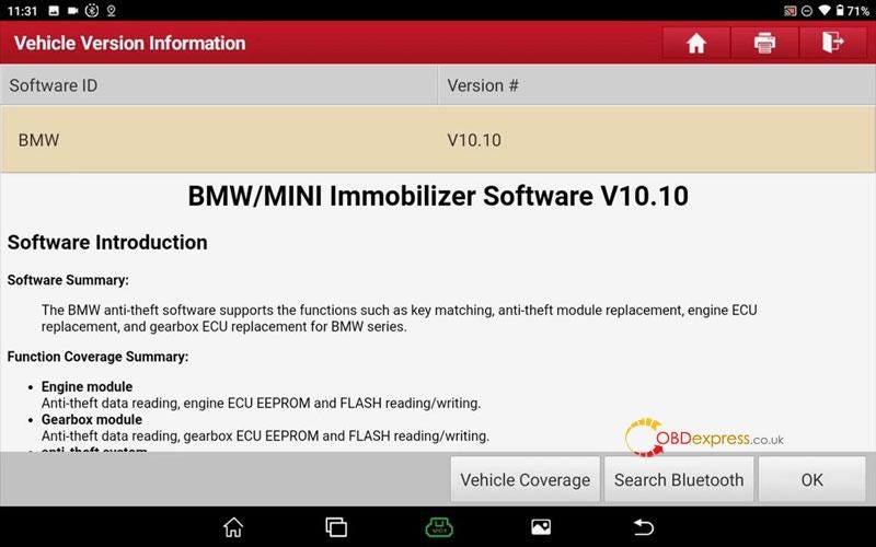 Launch X431 IMMO Elite Adds BMW CAS3+ Key by OBD