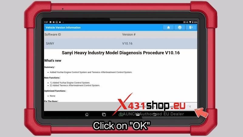 Sany C8でX431 PAD5を使用してACリレーアクチュエータテストを実行する方法