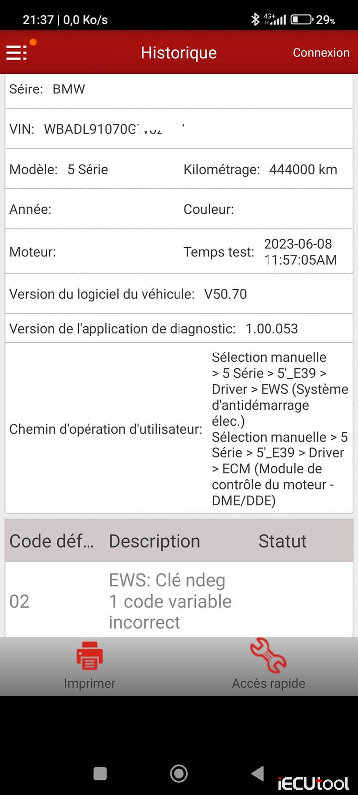 BMW 525D EDC15C4 Car Not Start Foxflash Solution