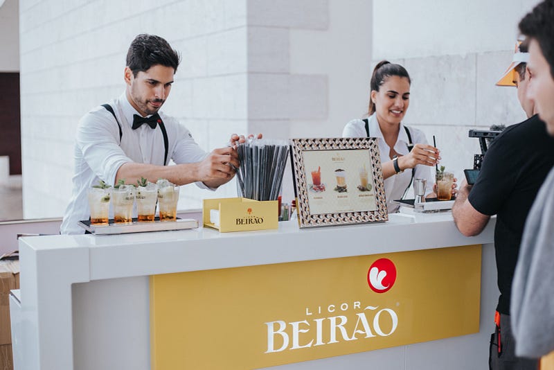Licor Beirão stand