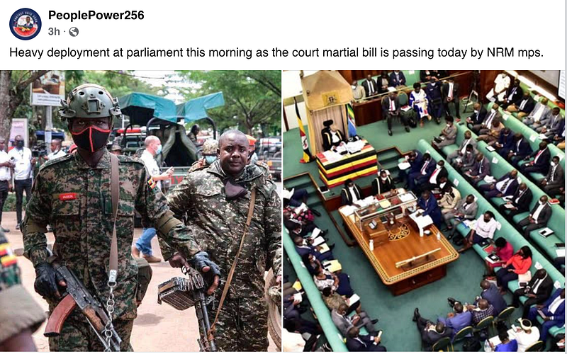FALSE: These images don’t show army deployment at parliament ahead of ...