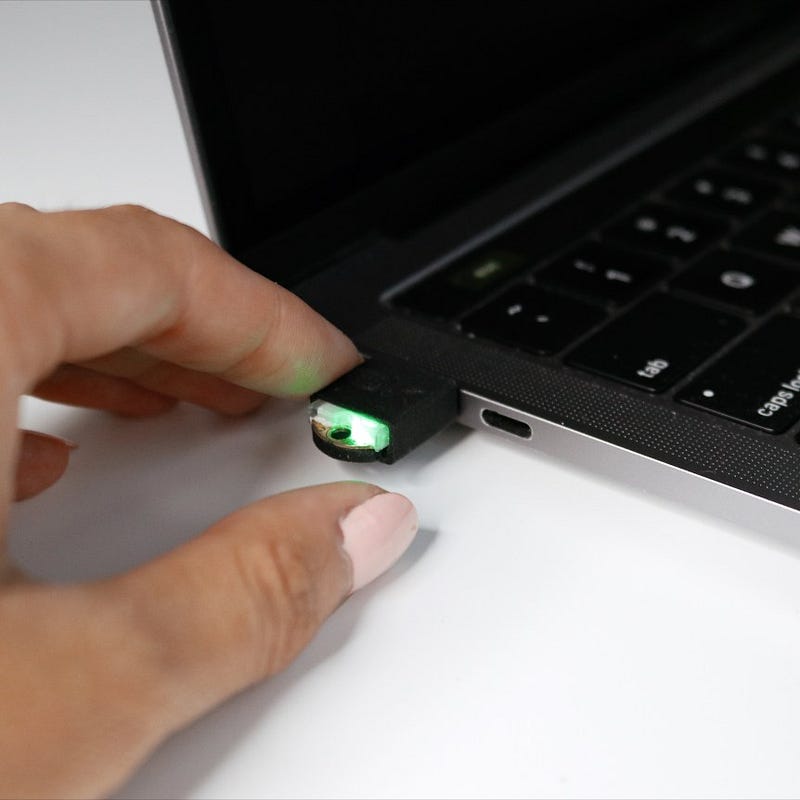 Plug into Laptop (USB-C)