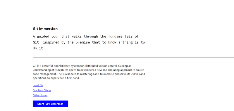 learn git and GitHub through Git Immersion