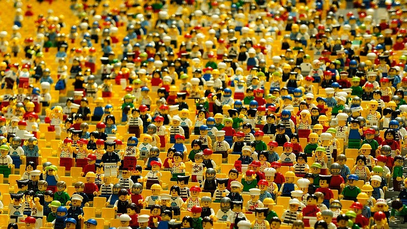 Vast Population of Lego people