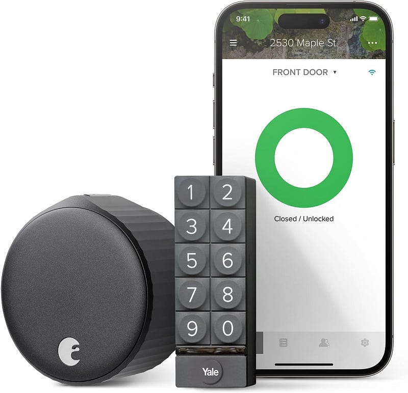 August Home Wi-Fi Smart Lock and Keypad