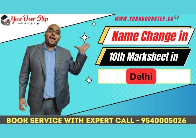 Name Correction In 10th Marksheet Service