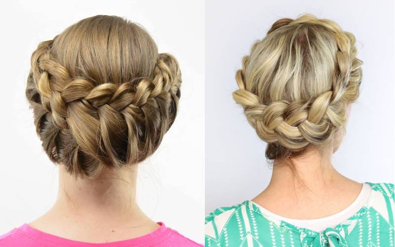 Lace Braid Updo