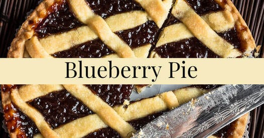 Cannabis Blueberry Pie Recipe