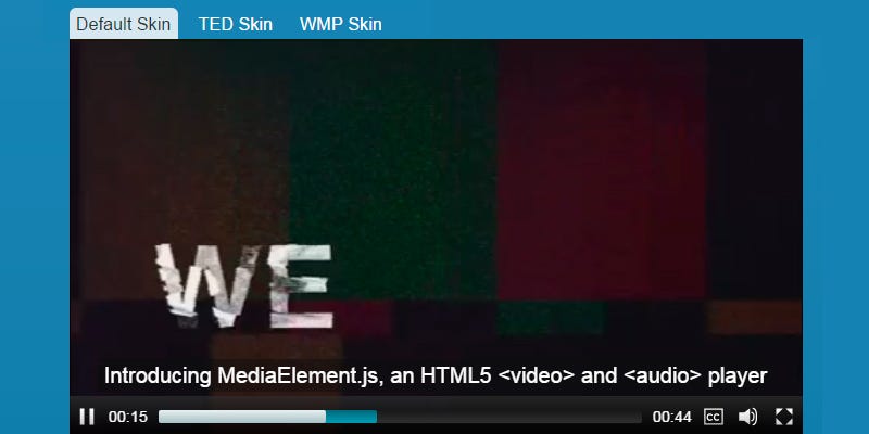 ویدیو پلیرهای HTML5