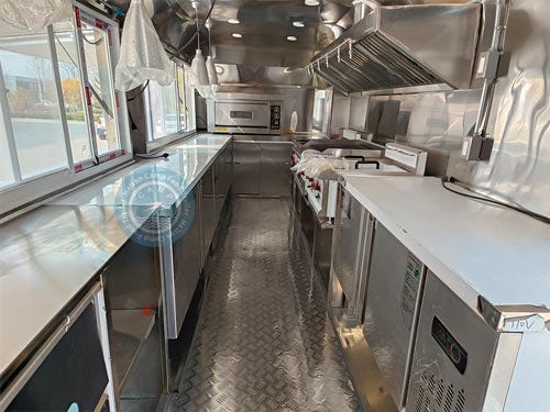 food trailer inner overview