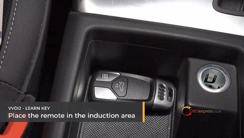 Audi A4L Key Programmed by VVDI MLB Tool and VVDI2