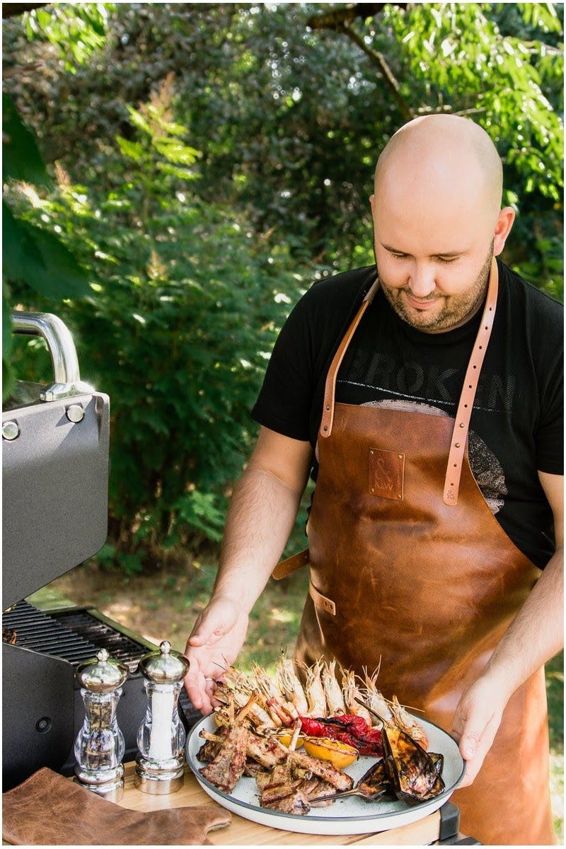 Leather Cooking Apron