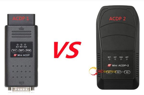 Difference between Yanhua Mini ACDP 1 and ACDP 2
