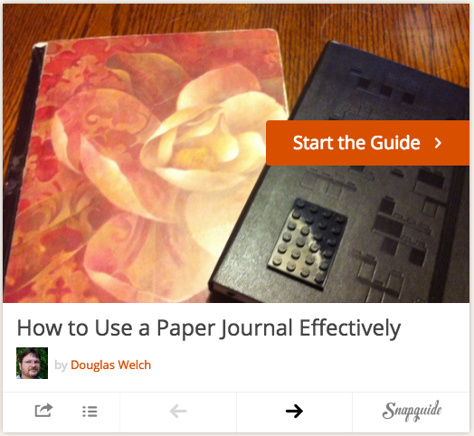 Snapguide journal