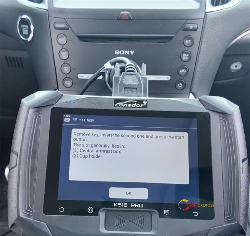 Lonsdor K518 PRO All Key Lost Programming for 2017 Ford Edge