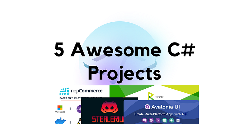 🌟 5 Awesome C# Projects: Scalable eCommerce, Cross-Platform Desktop Apps and Open-Source Pro…