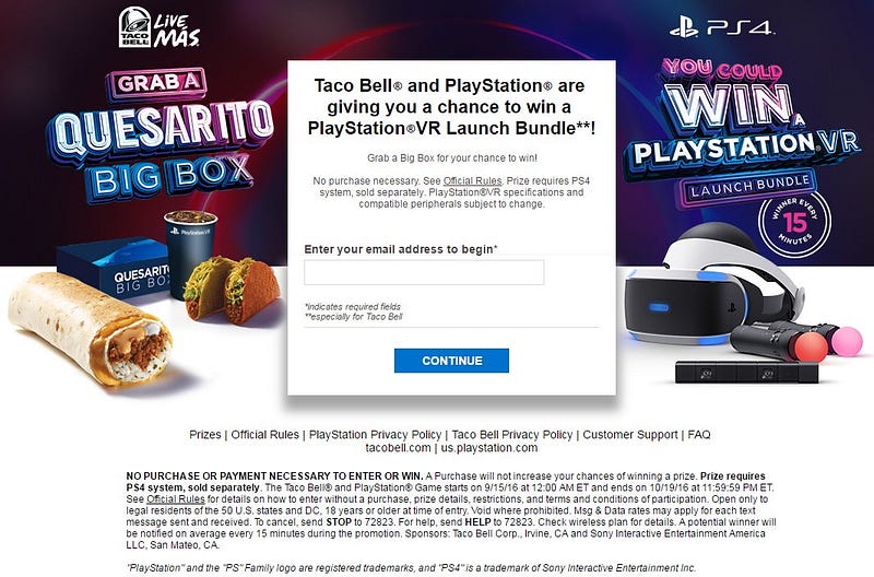 #VR #VirtualReality #TacoBell
The Taco Bell® and PlayStation® Game - Welcome