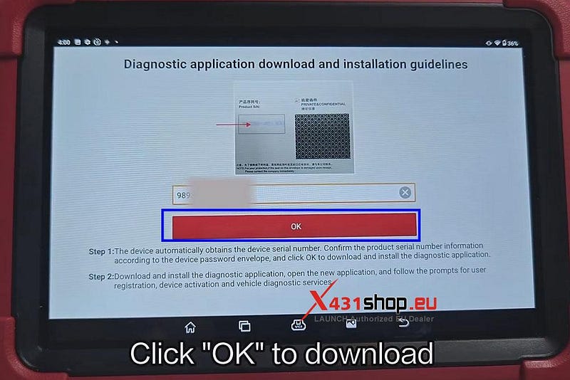 LAUNCH X431診断ソフトウェアX-431アプリの再インストール方法