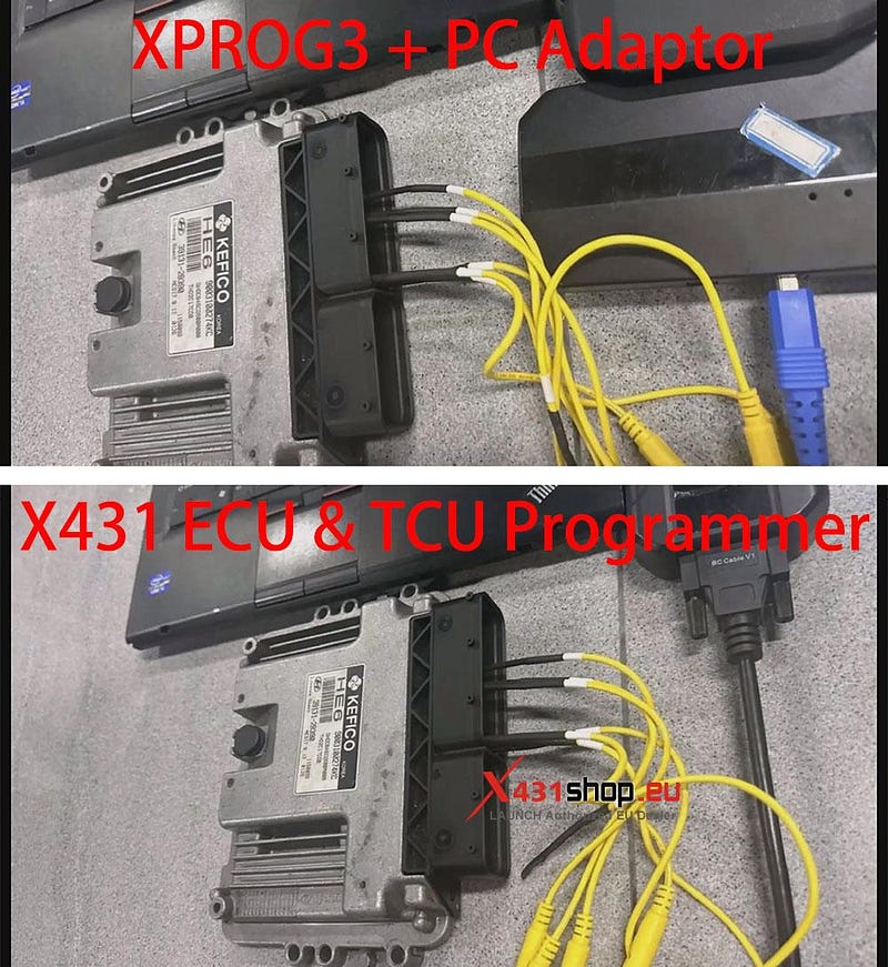 LAUNCH X431 ECUツール クローン Kia Bosch MEG17.9.12 ECU ガイド