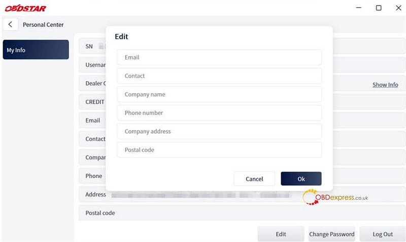 Register_Update and Change Password for OBDSTAR ECU Master