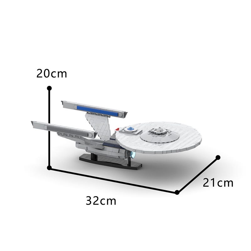 MOCBRICKLAND MOC-65689 Enterprise-A