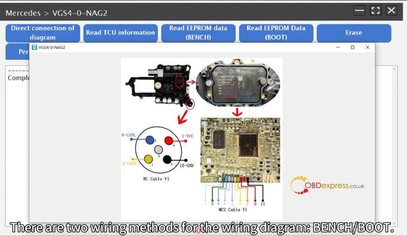 LAUNCH X431 XPROG3 PC Adapter BENZ Bosch Gearbox Wiping