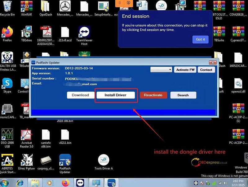 How to Install PADFLASH Software and Driver
