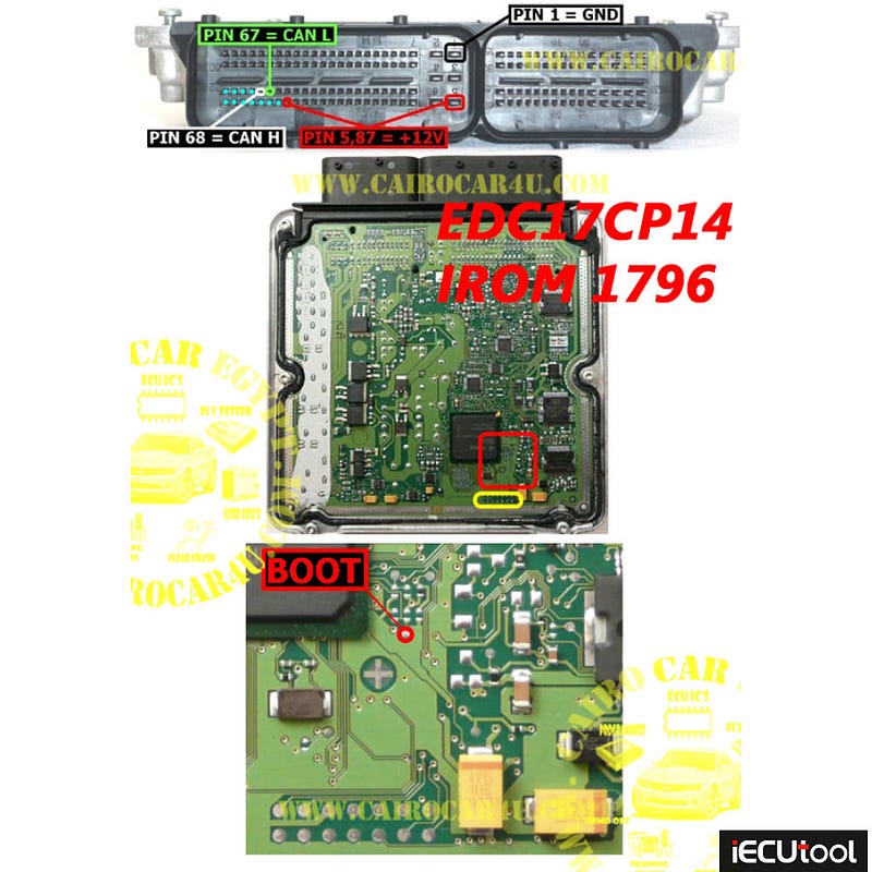 PCMTuner Read Jetta 2013 EDC17CP14 in Boot