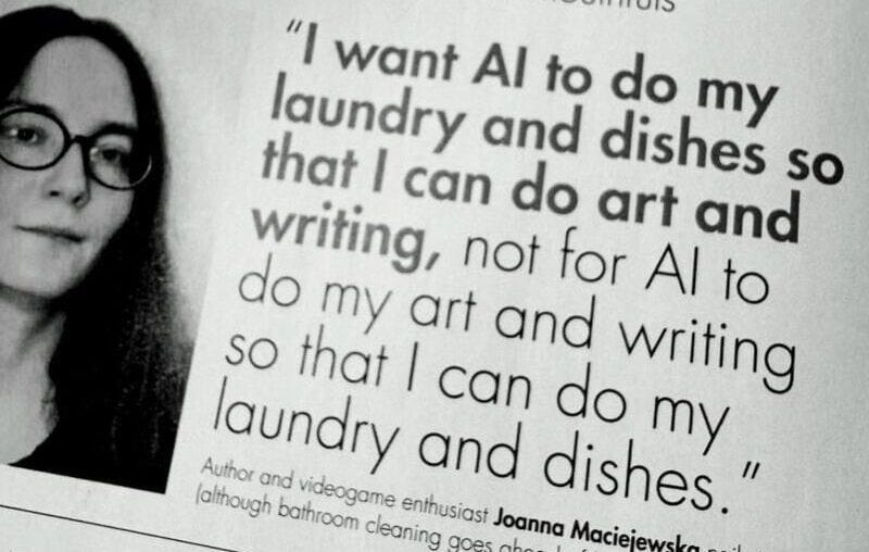 Opinion: “I want AI to do my laundry and dishes, not my writing” — Campaign Middle East