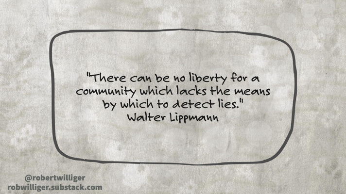 Walter Lippmann Quote in text