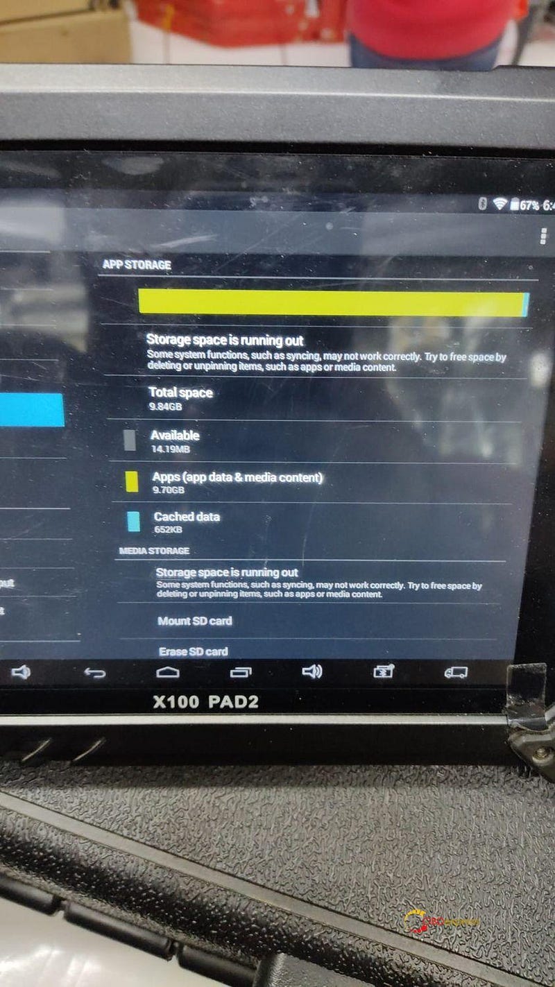 What to do if Xtool X100 Pad2 prompts “Storage space is running out”