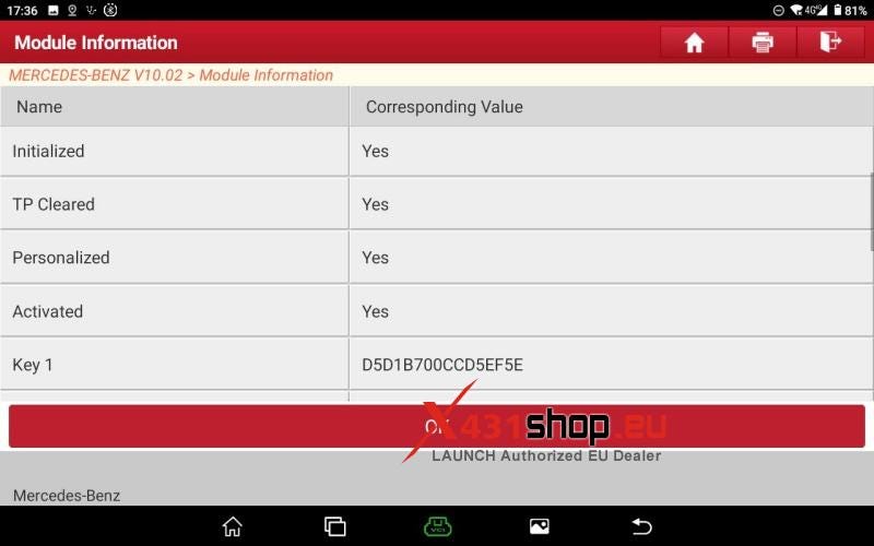 How to Reset Benz VGS3 NAG2 TCU with LAUNCH X431 PRO5