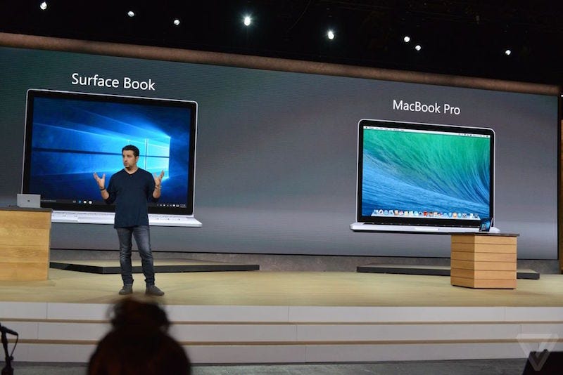 Surface Book vs MacBook Pro