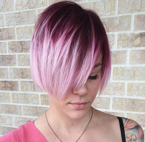 Pastel Purple Hairstyle