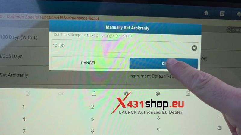 How to Reset Audi A5 Oil Service with LAUNCH X431 PAD7