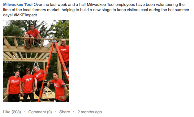 milwaukee tools example