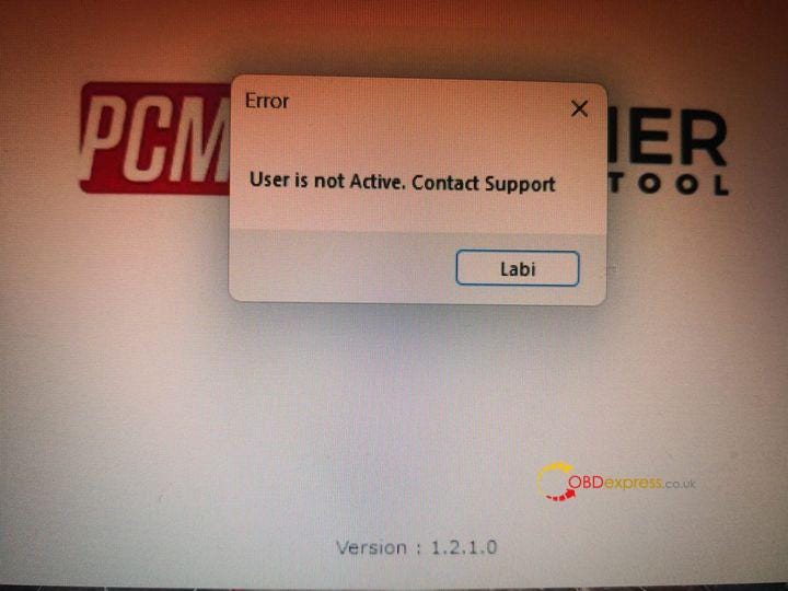 Solution of PCMtuner Software Register, Version, Dongle Errors