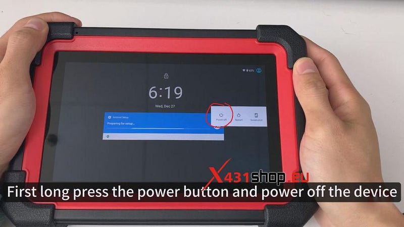 How to do the android recovery of LAUNCH X431 PRO3S+